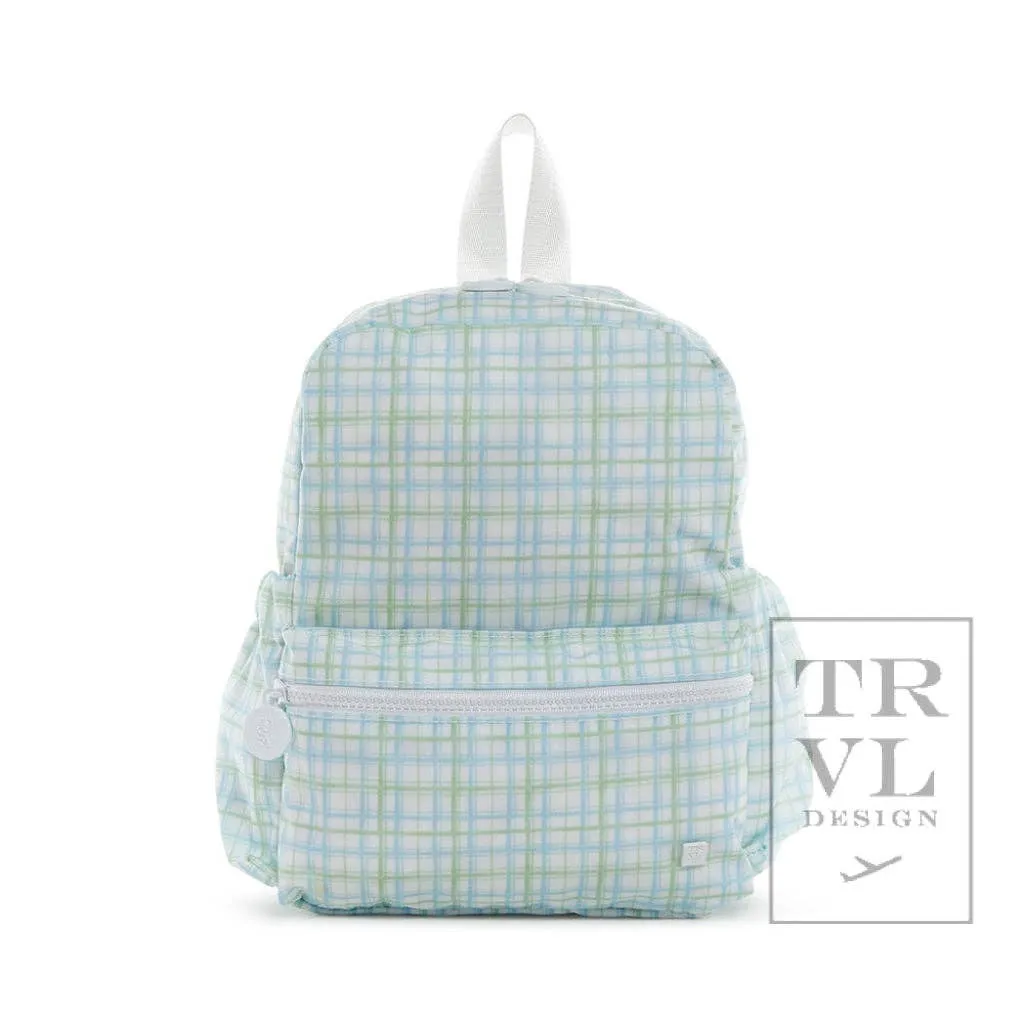 Mini Backer - Classic Plaid Green Backpack