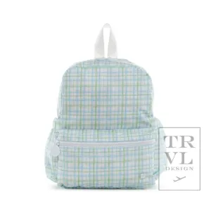Mini Backer - Classic Plaid Green Backpack