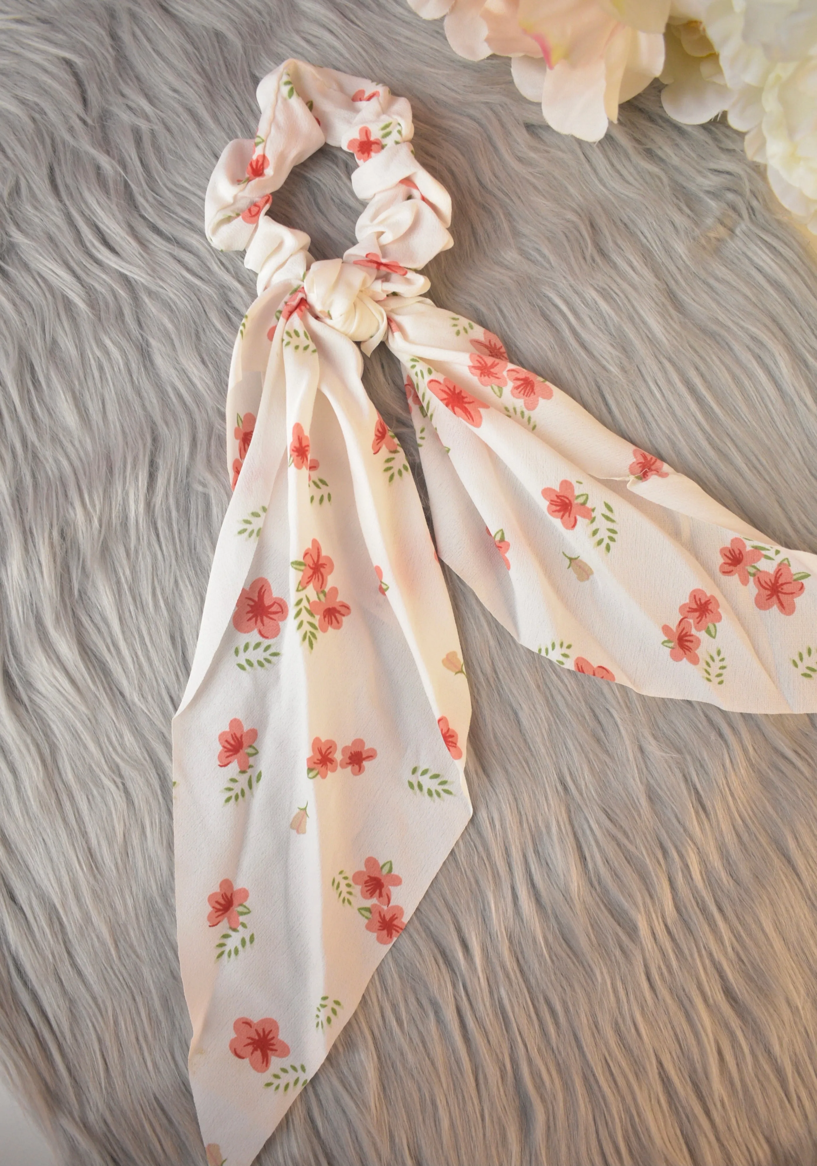 Missy floral Bandana Hair Scrunchies