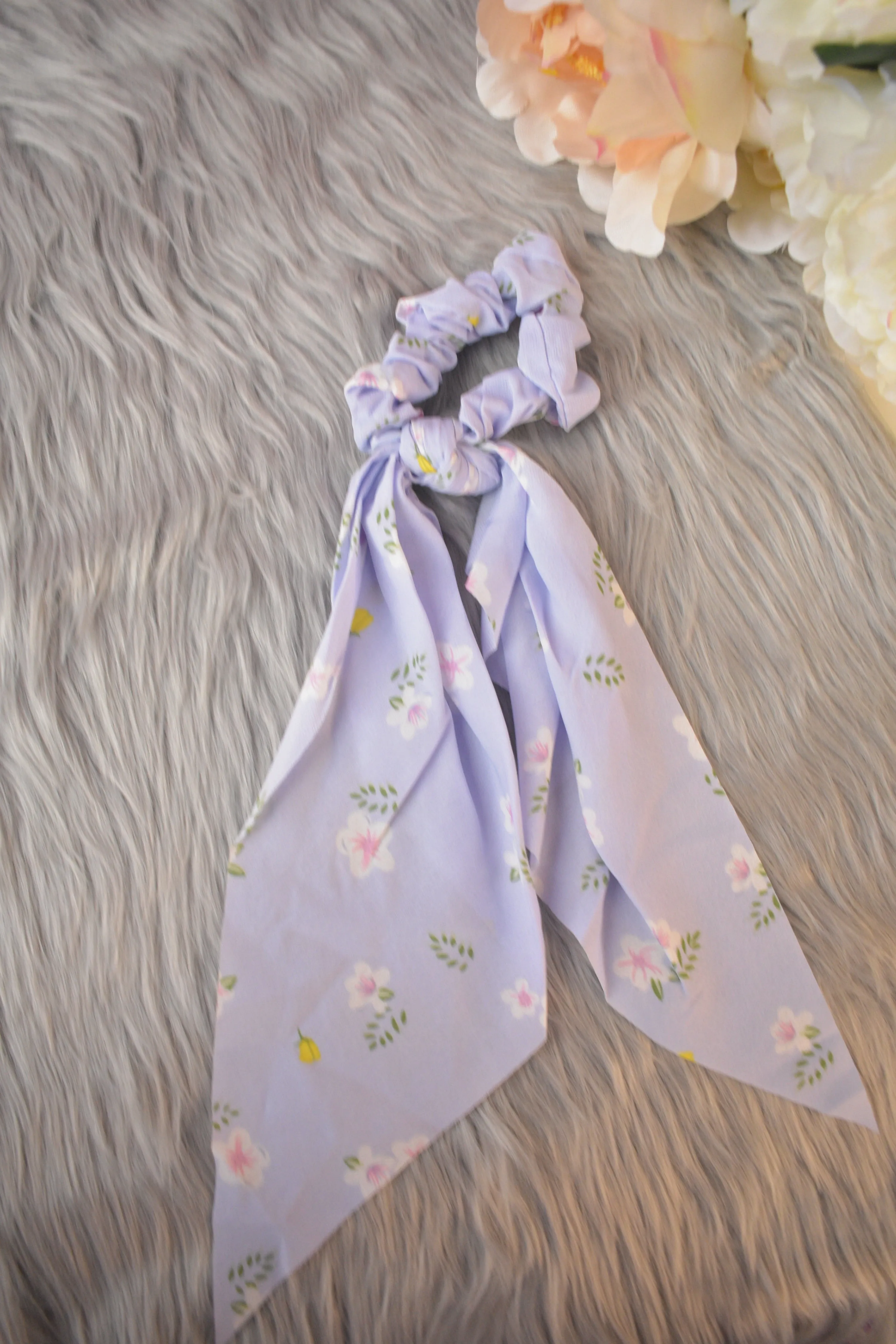 Missy floral Bandana Hair Scrunchies