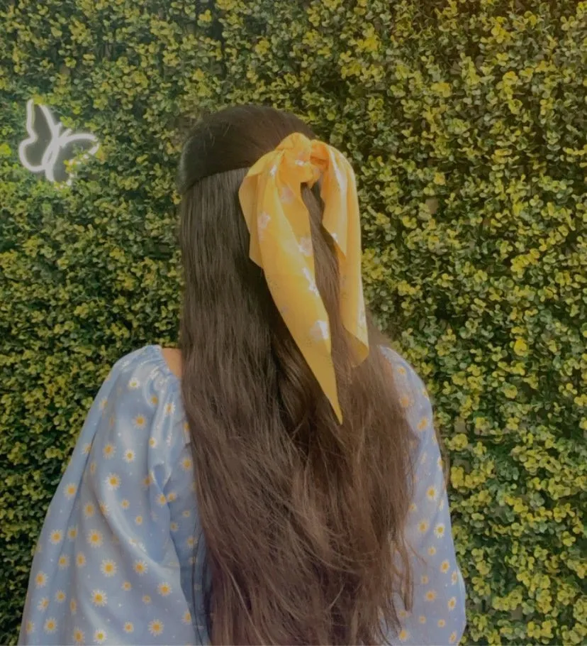 Missy floral Bandana Hair Scrunchies
