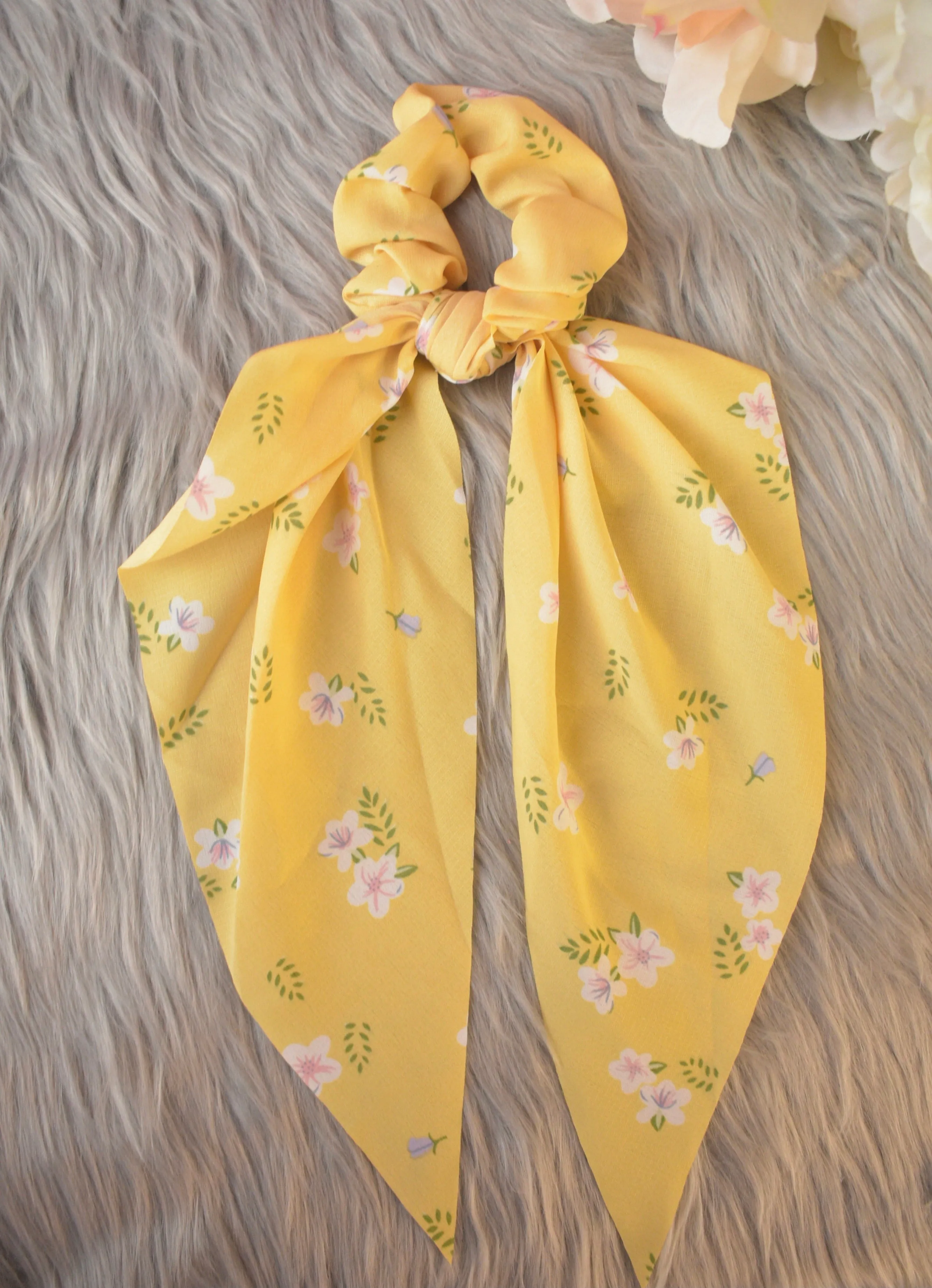 Missy floral Bandana Hair Scrunchies