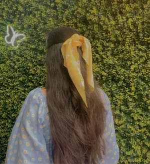 Missy floral Bandana Hair Scrunchies