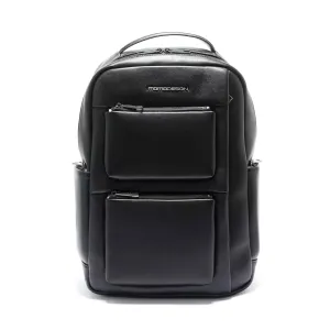 Momodesign Zaino Business in nappa pu 2 tasche nero
