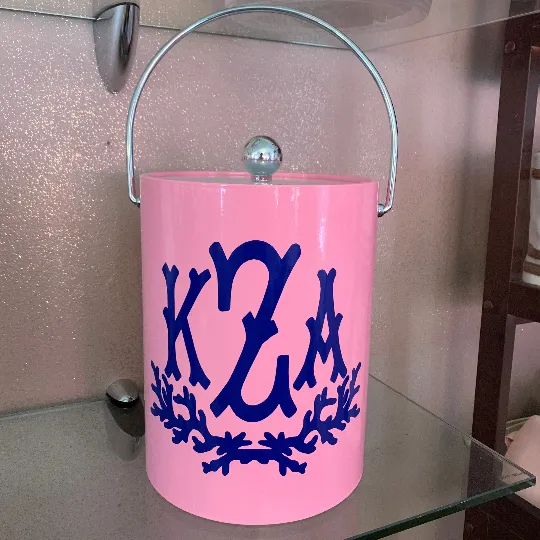 Monogrammed Ice Bucket