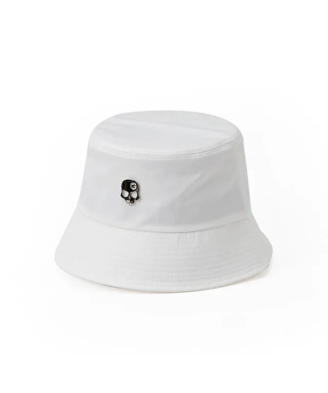 Monster G Skull Bucket Hat White
