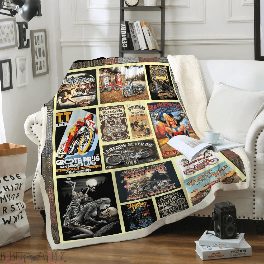 Moto Premium Sherpa Blanket