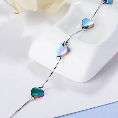Multichrome Love Charms Bracelet