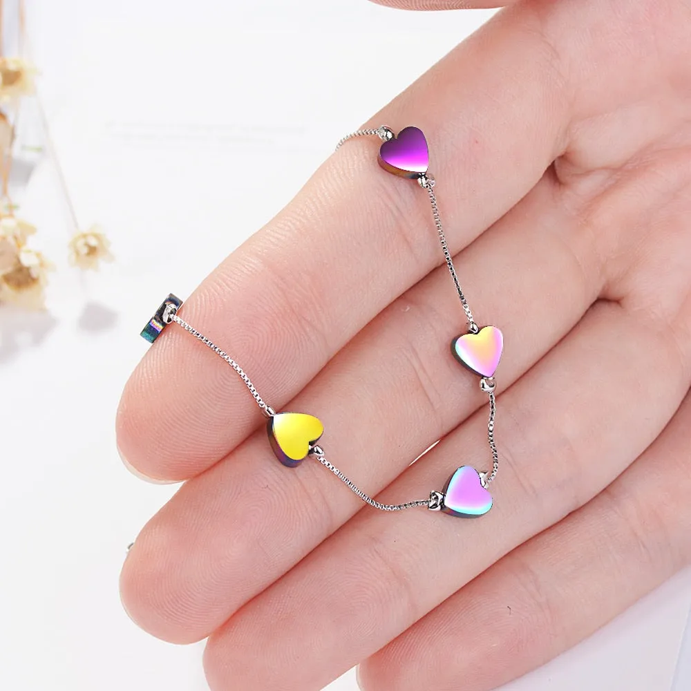 Multichrome Love Charms Bracelet