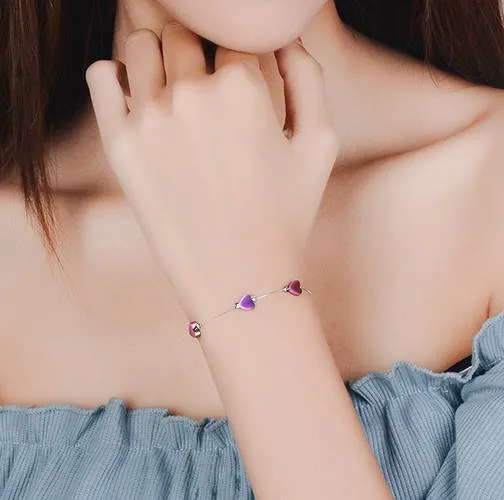 Multichrome Love Charms Bracelet