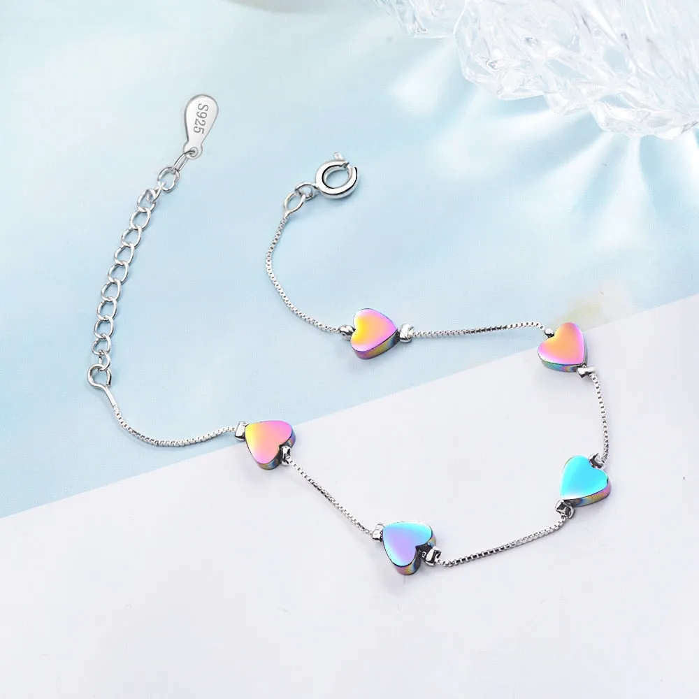 Multichrome Love Charms Bracelet
