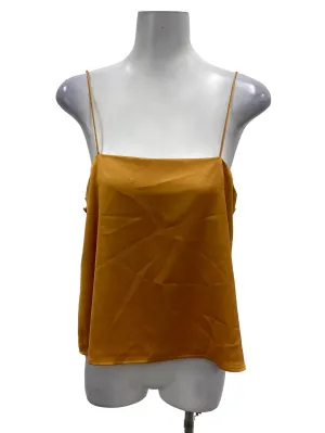Mustard Yellow Satin Cami