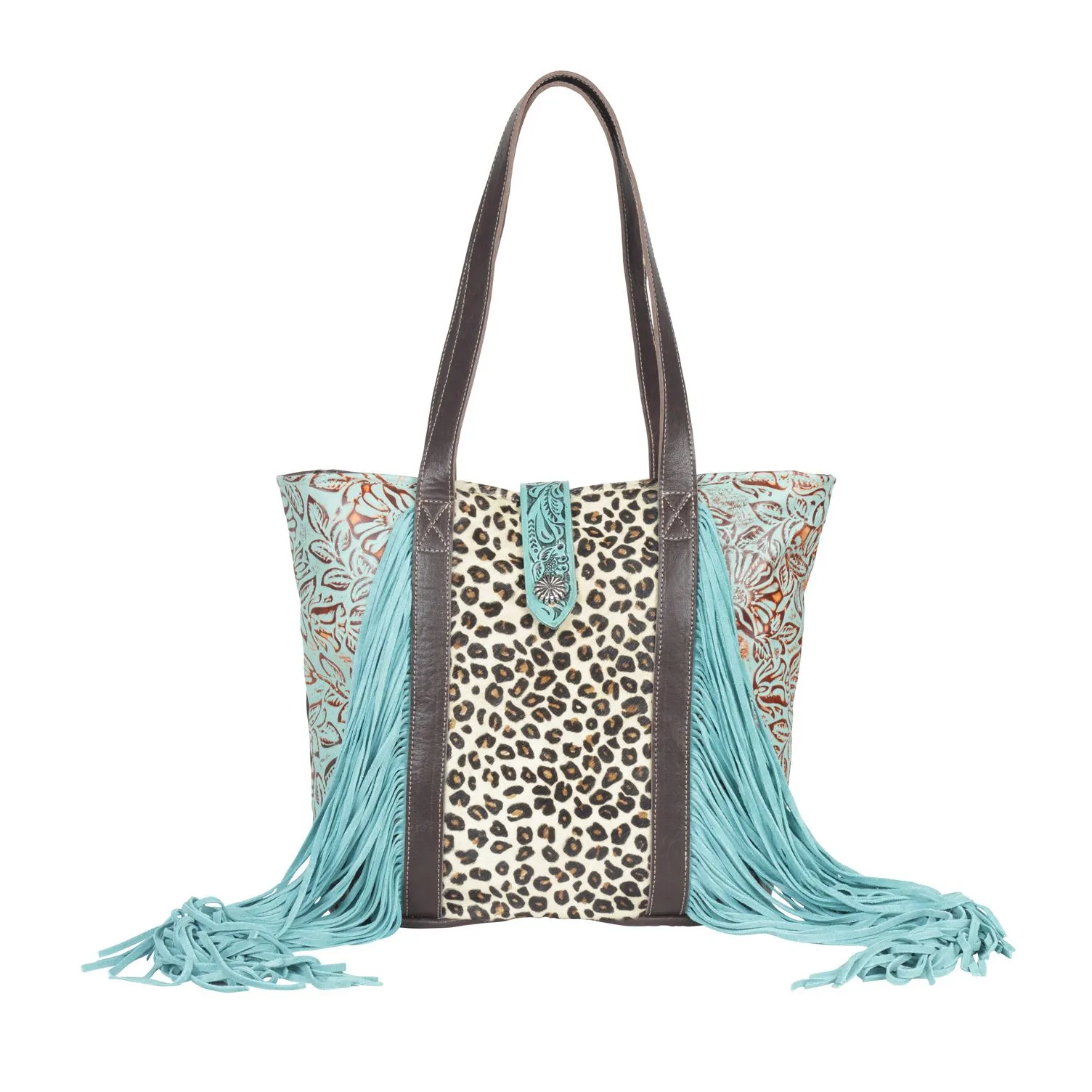 Myra Bag Ocean Current Tooled Bag
