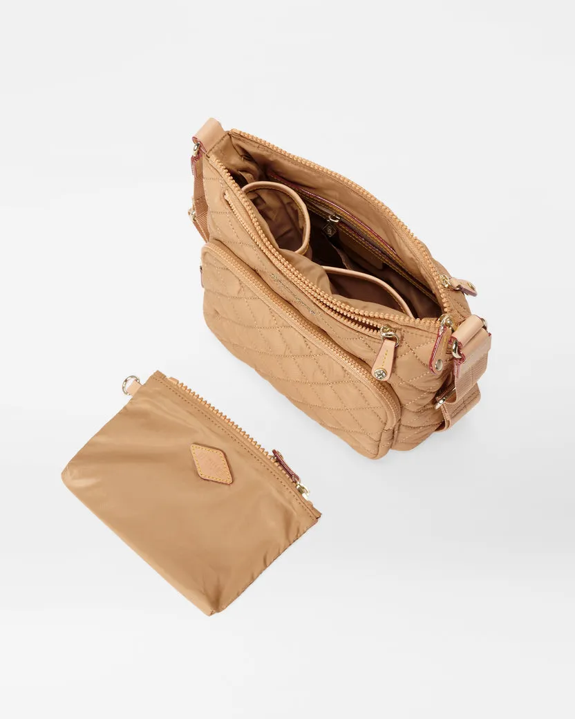 MZ Wallace - Metro Scout Crossbody Deluxe - Caramel