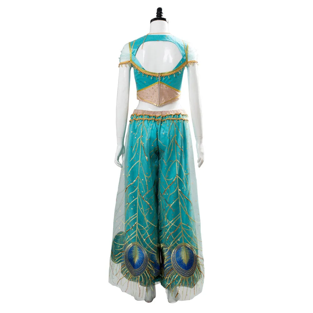 Naomi Scott Aladdin the Movie Princess Jasmine 2019 Outfit Cosplay Costume