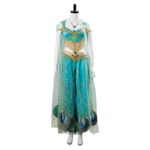 Naomi Scott Aladdin the Movie Princess Jasmine 2019 Outfit Cosplay Costume