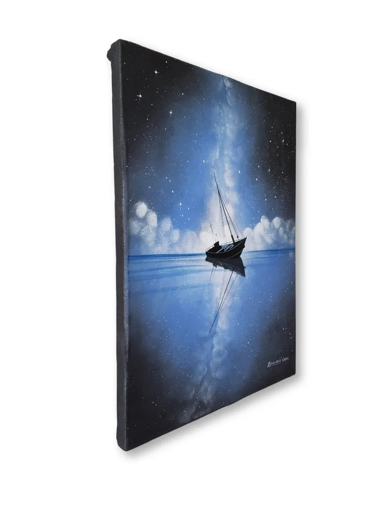 Nautical Shipwreck - PREMIUM - 11.8 x 15.5 in. by Genenrich Pierre