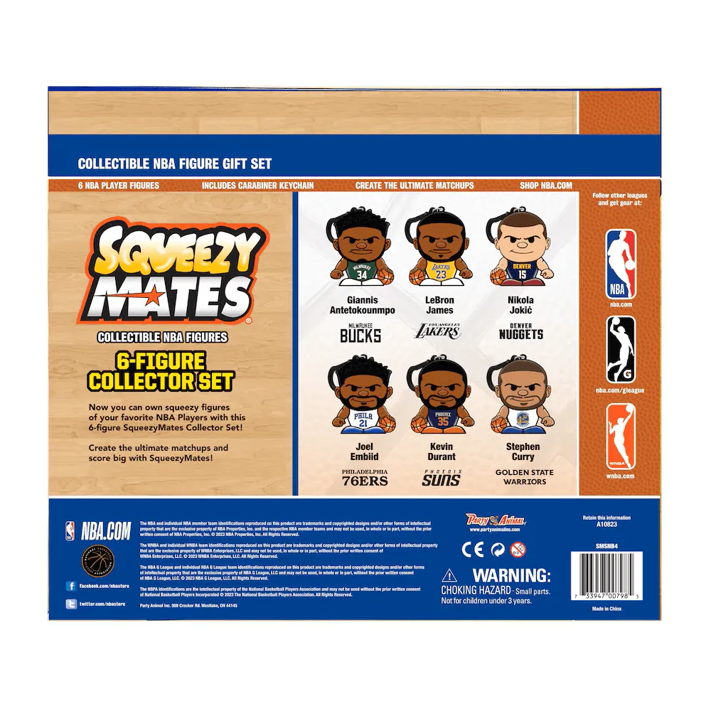 NBA SqueezyMates 6-Figure Set 2024