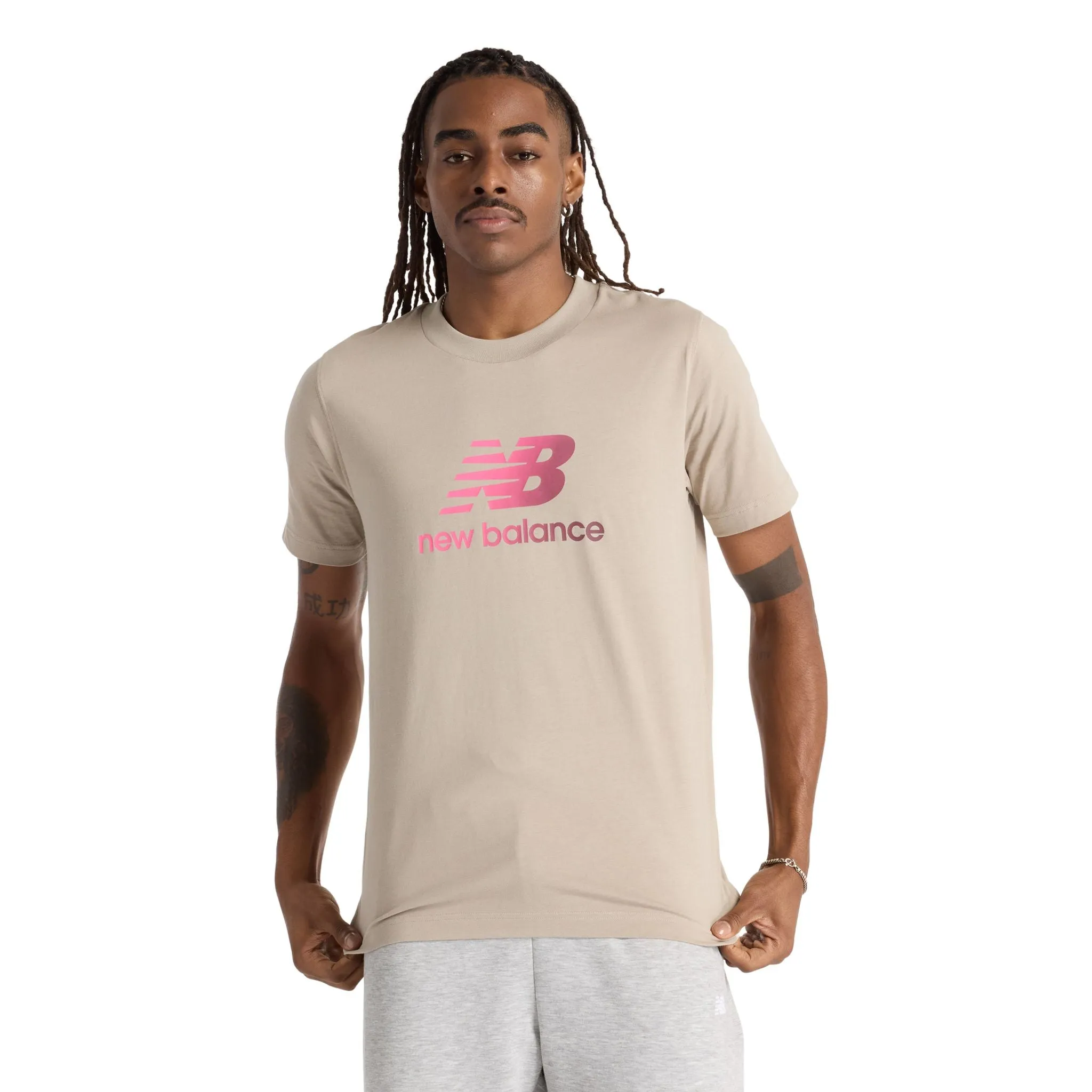 New Balance Sport Essentials Gradient Logo Mens Tee