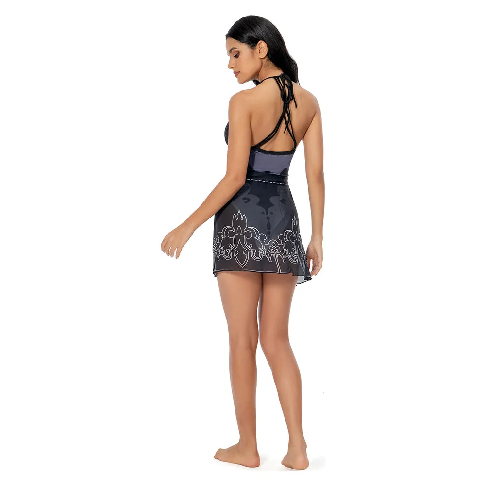 NieR:Automata YoRHa No.2 Sexy Swimsuit Cosplay Costume Jumpsuit Swimwear Outfits Halloween Carnival Suit