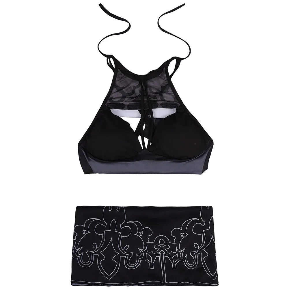 NieR:Automata YoRHa No.2 Sexy Swimsuit Cosplay Costume Jumpsuit Swimwear Outfits Halloween Carnival Suit