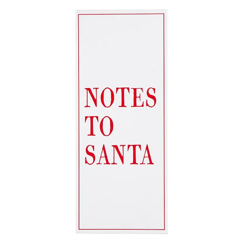 Notes to Santa List Pad