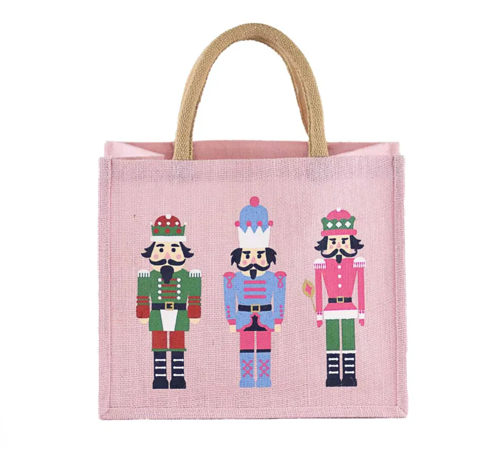 Nutcracker March Gift Tote - Light Pink/Multi