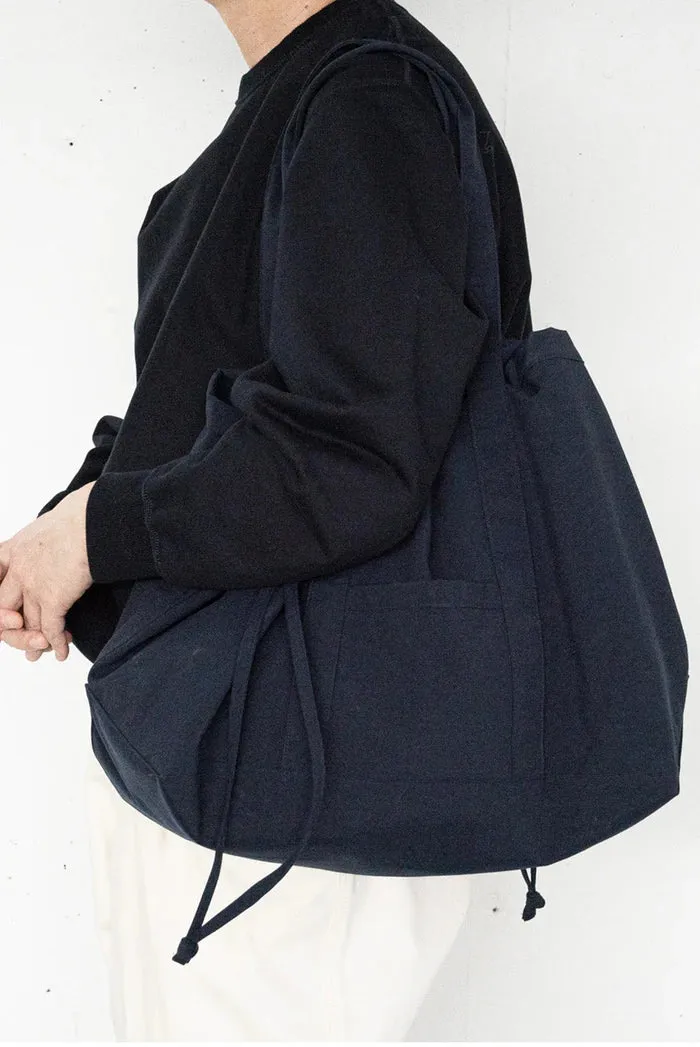 Nylon Ox String Bag | Black