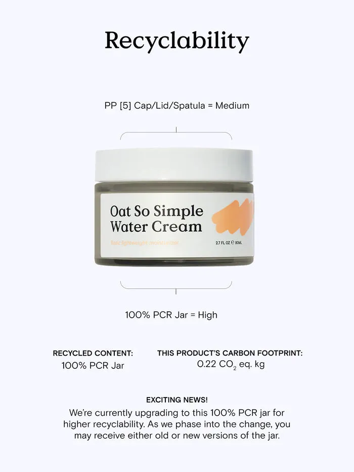 Oat So Simple Water Cream 80ml