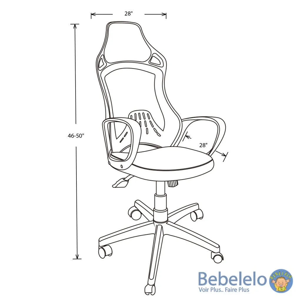 Office Chair - Gamer - Black