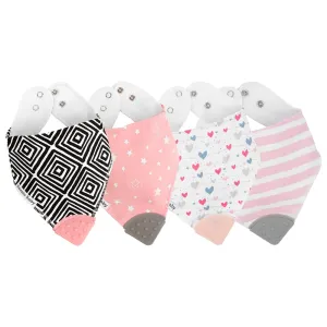 Oh She Cute BandaBib with Teether 4-Pack