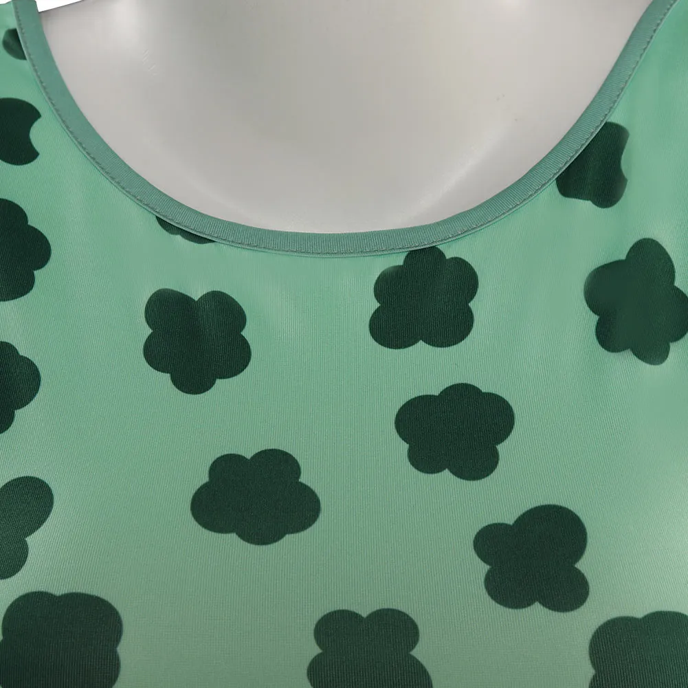 One Piece Nami Cosplay Costume Green Outfits Halloween Carnival Suit