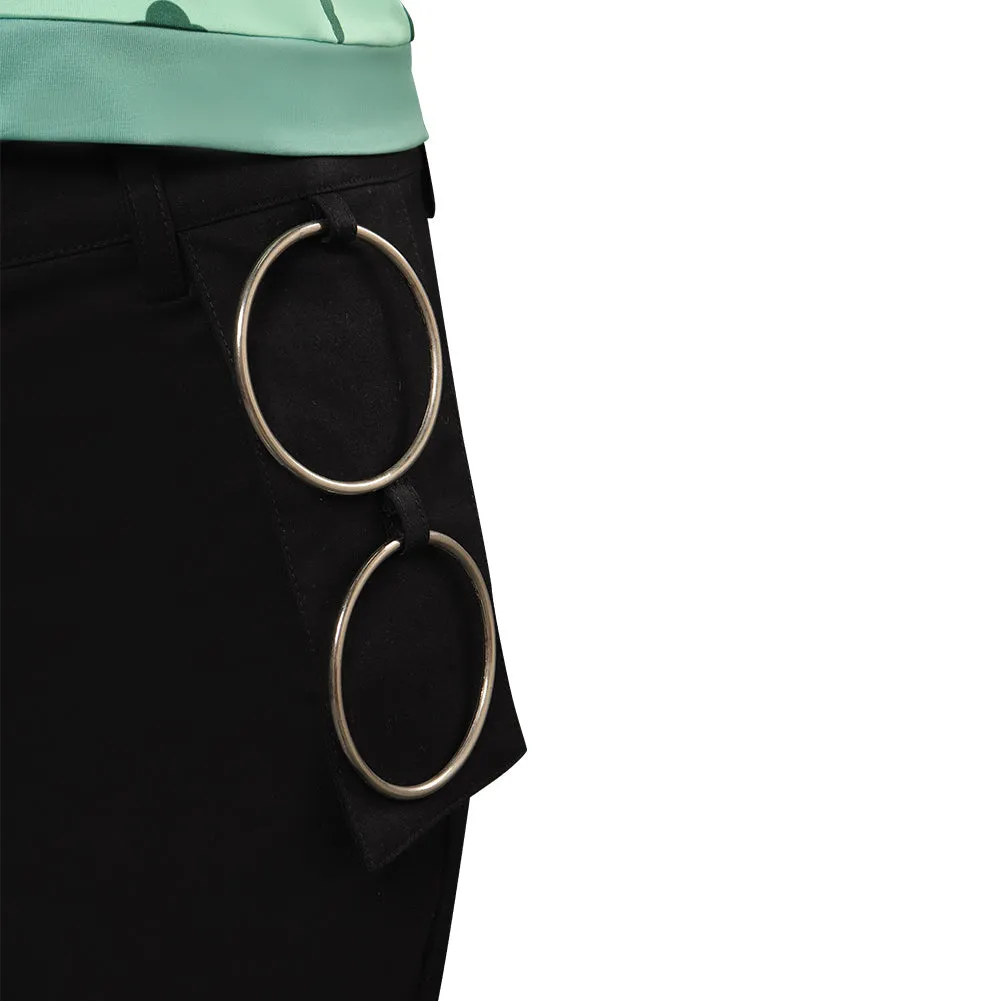 One Piece Nami Cosplay Costume Green Outfits Halloween Carnival Suit