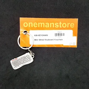 Onemanstore Mini Metal Keyboard Keychain