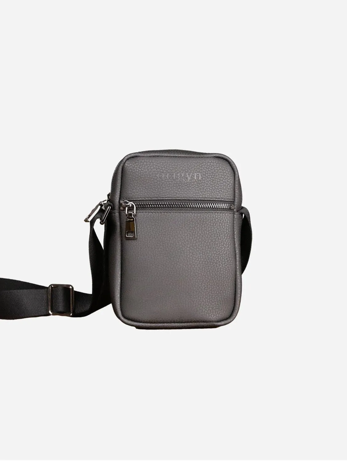 Origyn 02 MIRUM® Leather Crossbody Bag | Black