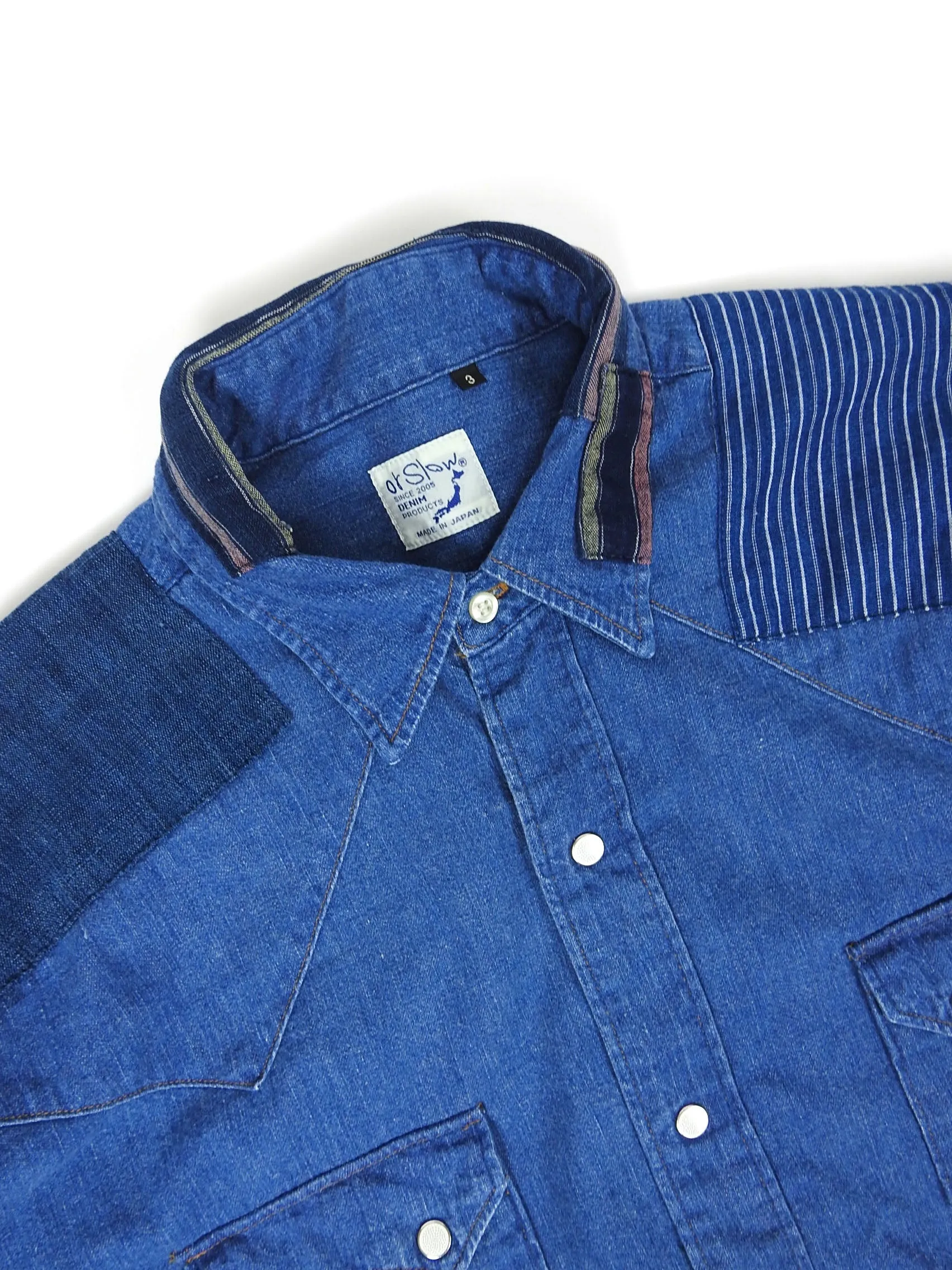 Orslow Denim Boro Shirt Size 3