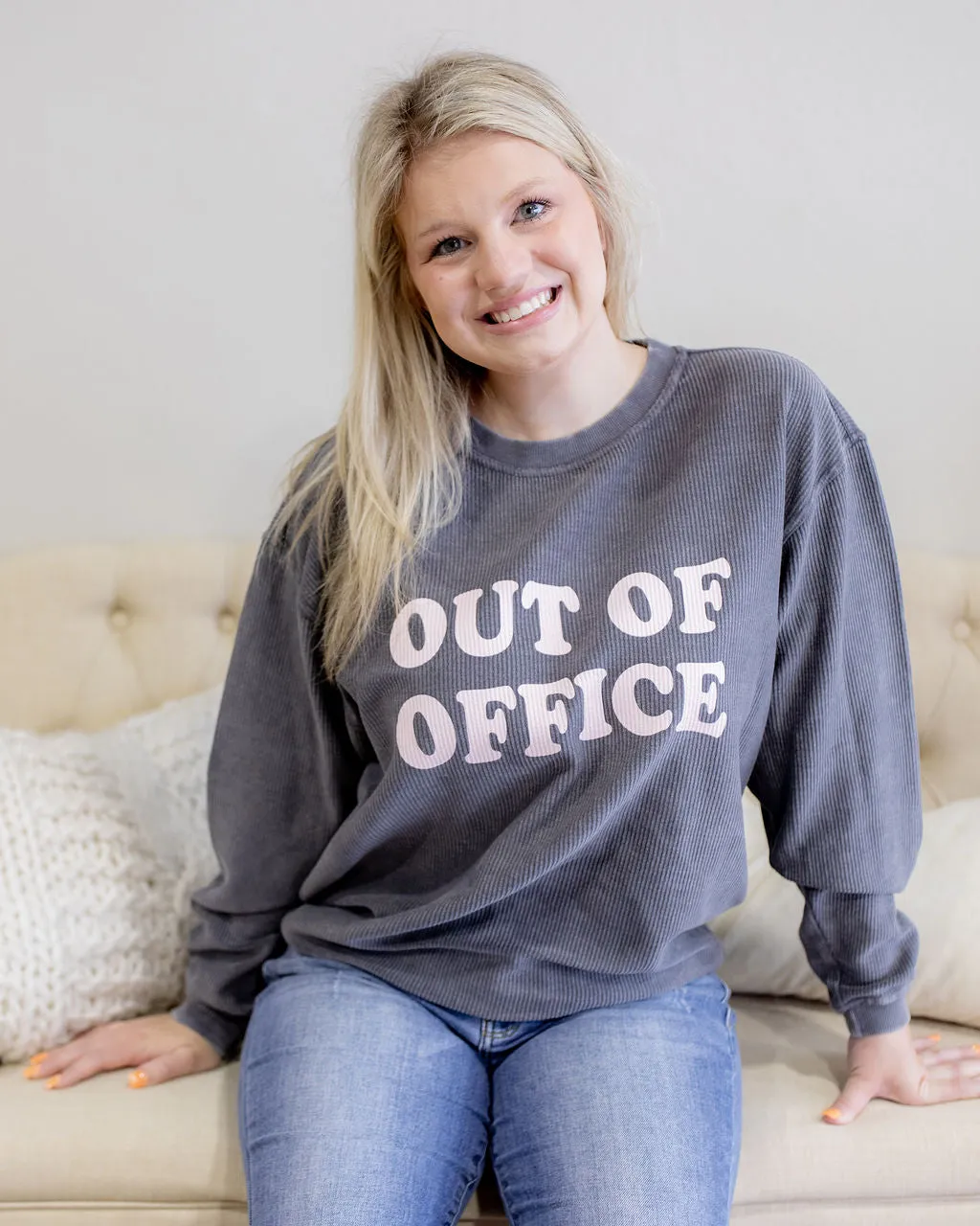 Out of Office Corded Sweatshirt