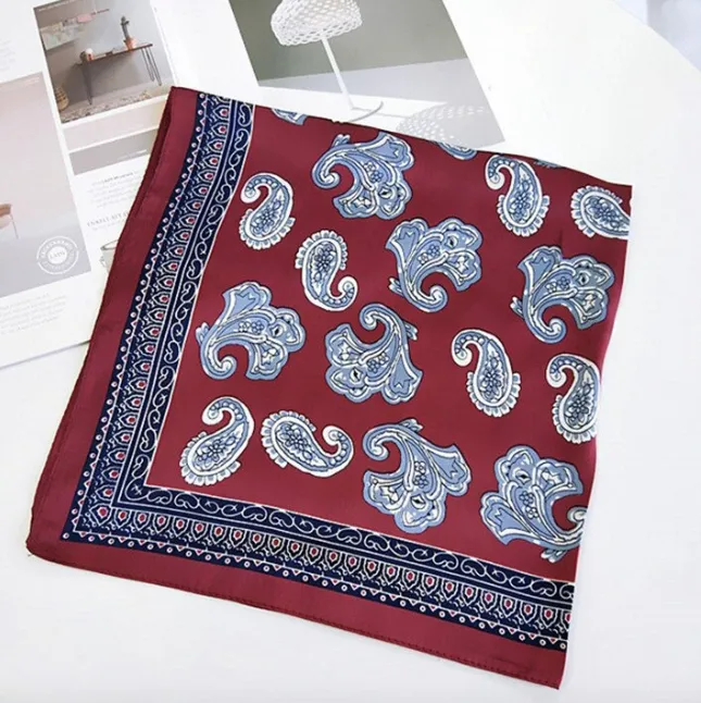 Paisley Tuch Rot