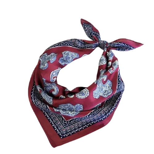 Paisley Tuch Rot