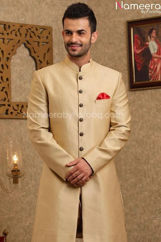 Pakistani Designer Sherwani Wedding Online 2021 #GR92