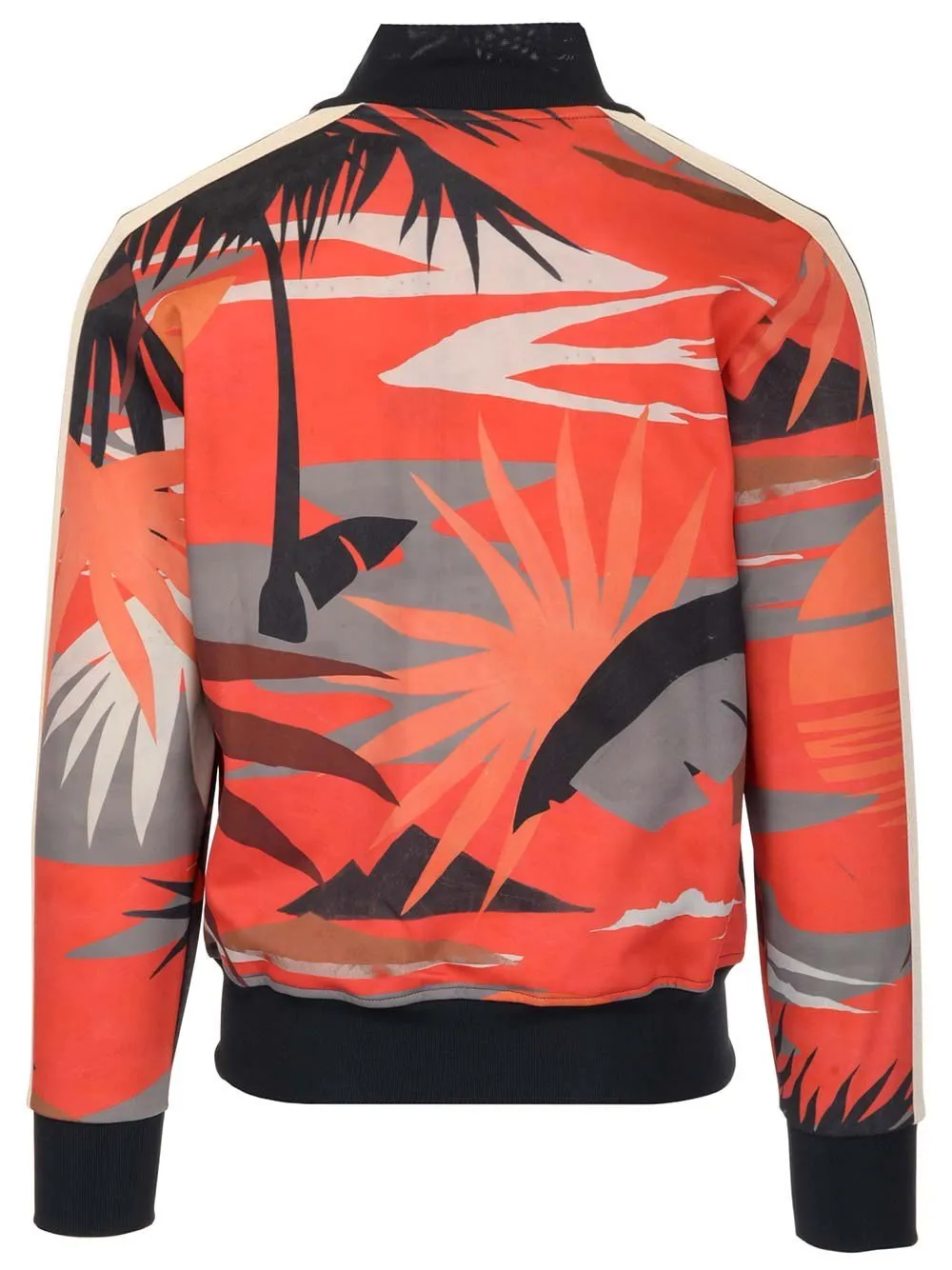 Palm Angels Palm Angels Priinted Logo Ziped Jacket