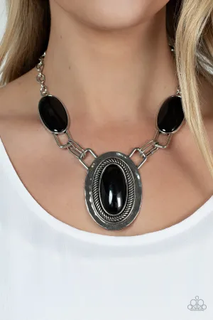 Paparazzi - Count to TENACIOUS - Black Necklace