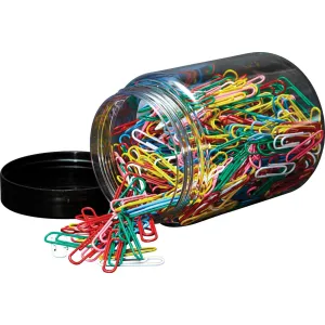 Paper Clips 32mm (Assorted) Tub pk 500