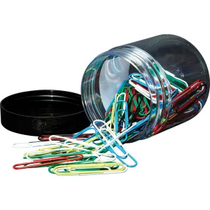Paper Clips 50mm (Assorted) Tub pk 125