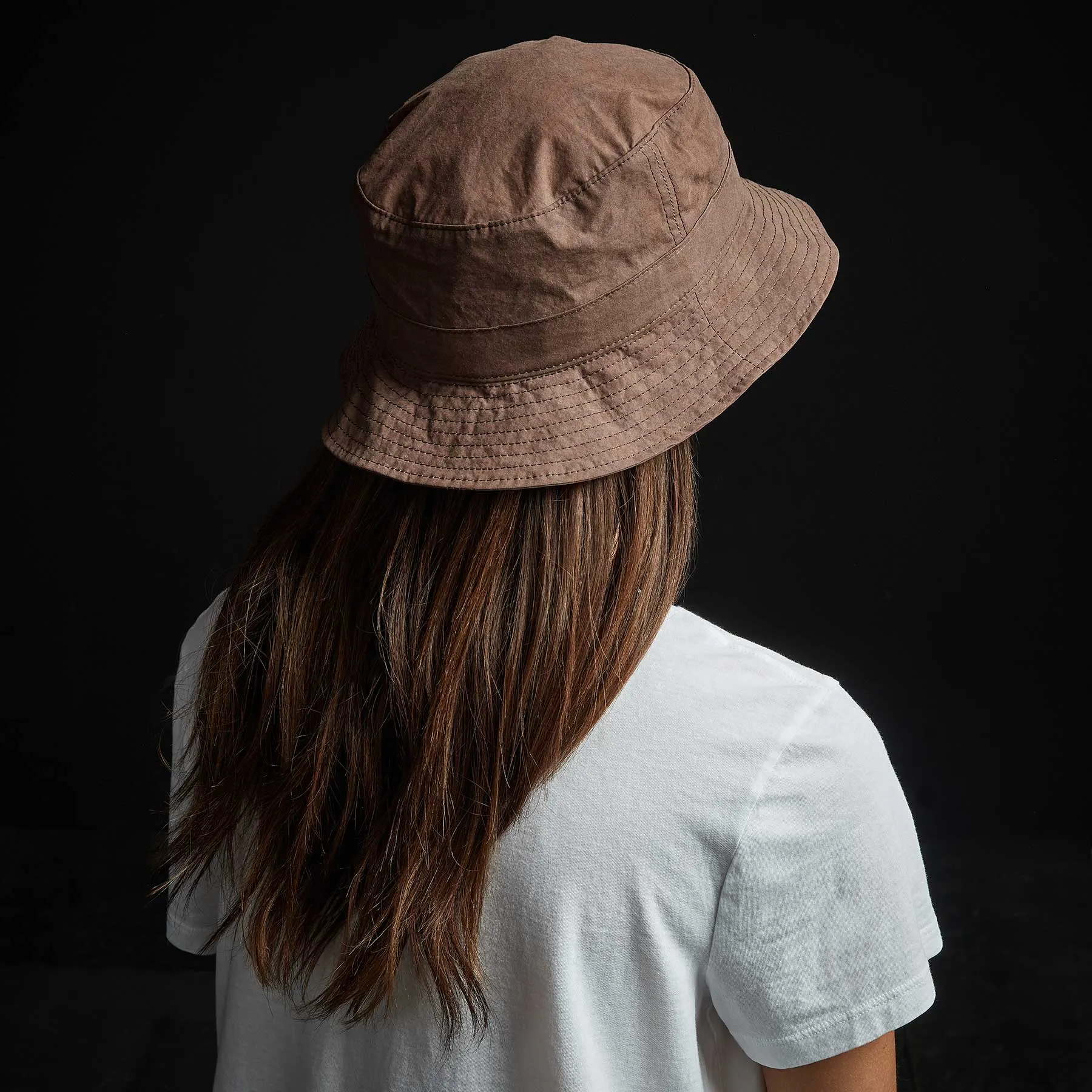 Parachute Poplin Bucket Hat - Malt Pigment