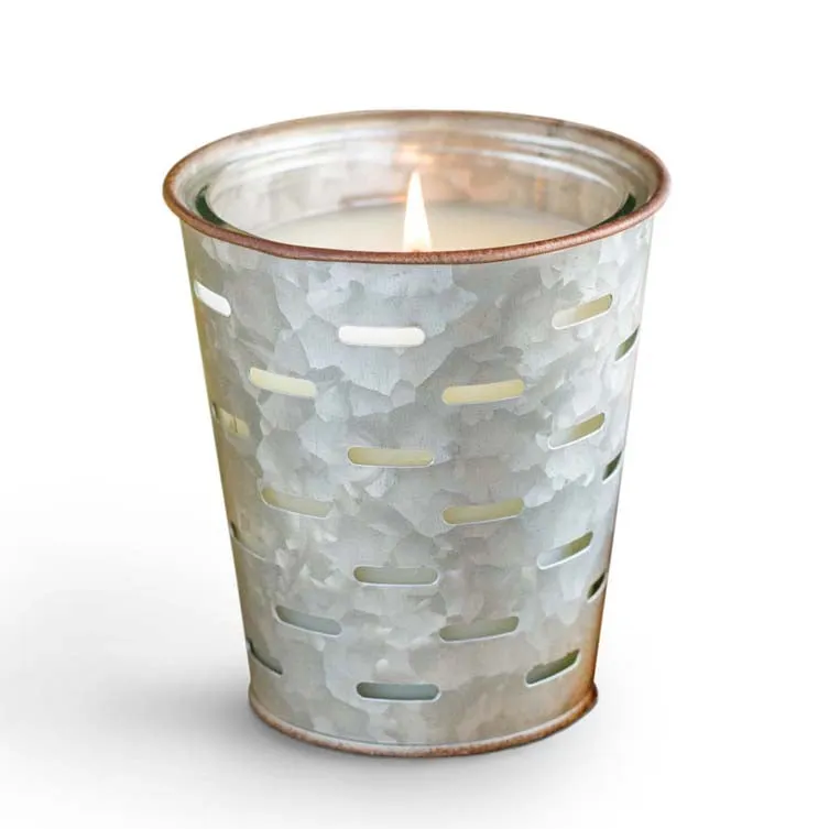 Park Hill Citrus Grove Olive Bucket Candle