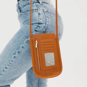Parker Phone Crossbody Brown