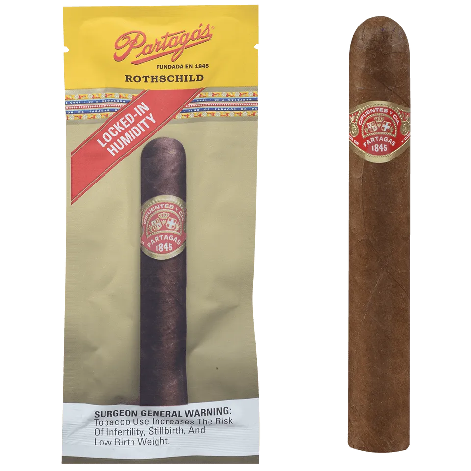 Partagas Cigars Freshness Pack Rothschild  5.50x49
