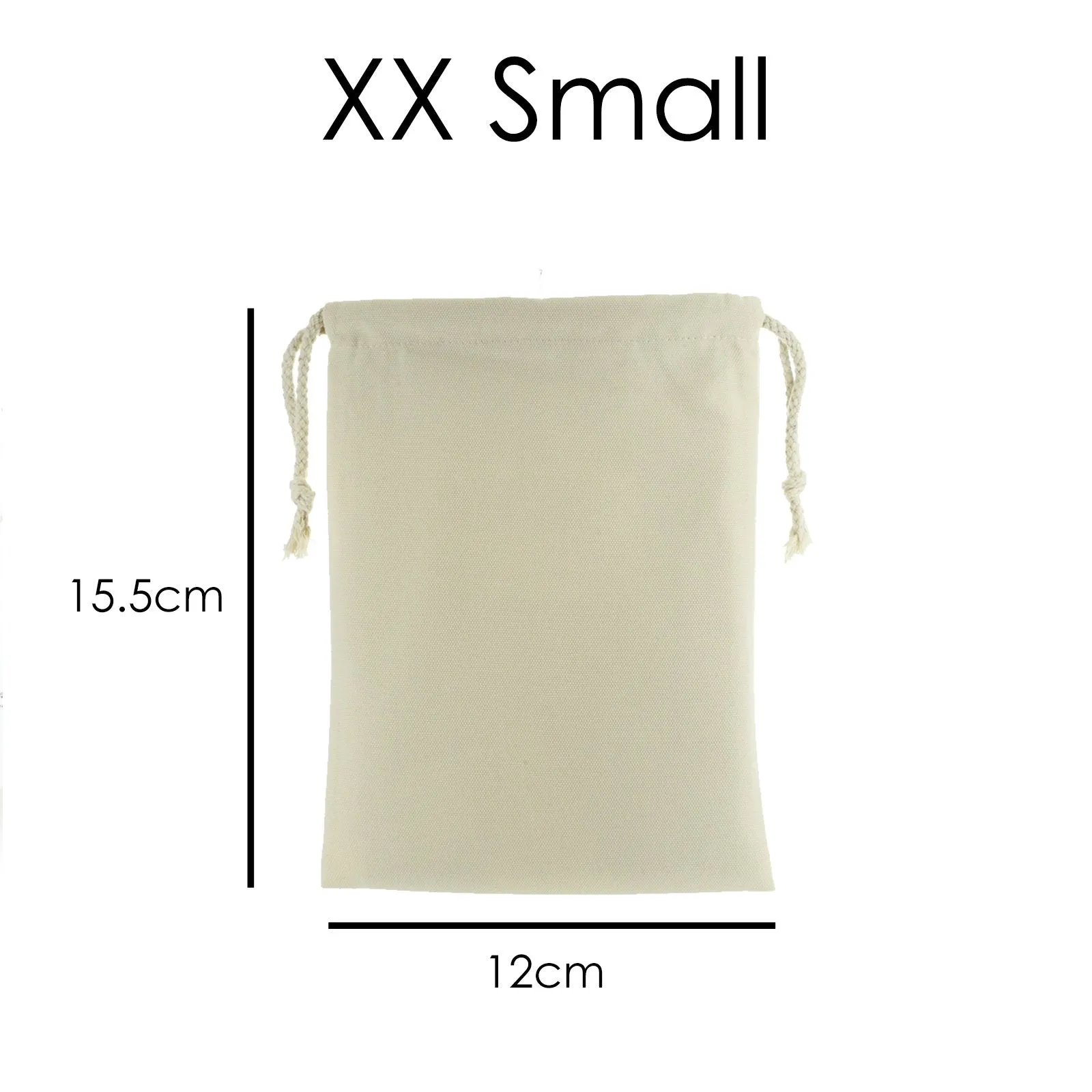 Personalised Canvas Sack with Festive Text and Santa Hat Waving Reindeer