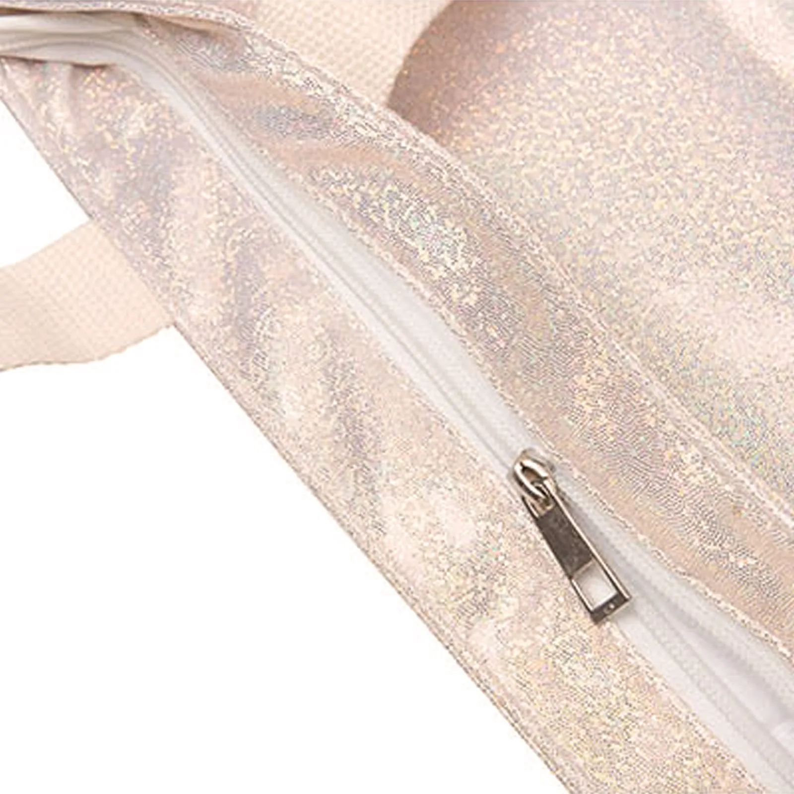 Personalised Glitter Tote Bag with Spot Cat and Leaves and Cute Text